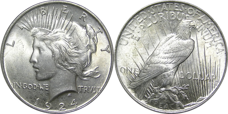 Peace Dollar 1924 Peace Dollar Peace Dollar 1924 Peace Dollar