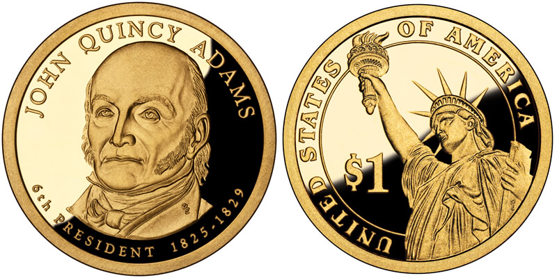 2008 S John Quincy Adams Presidential Dollar 2008 S John Quincy Adams Presidential Dollar