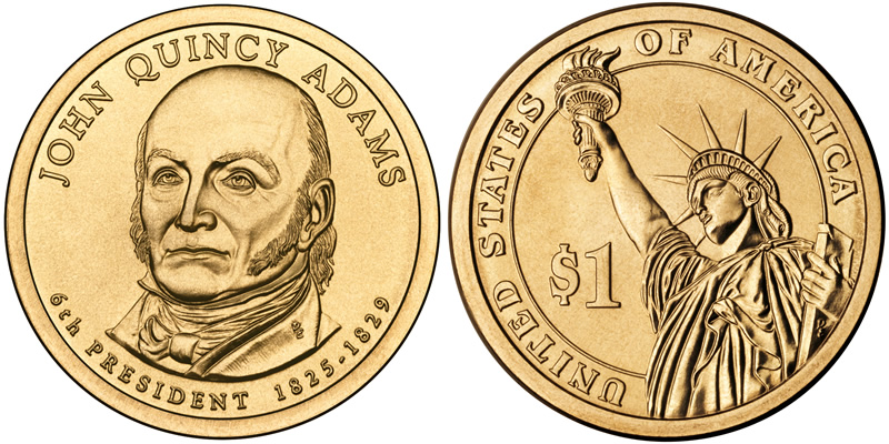 2008 D John Quincy Adams Presidential Dollar 2008 D John Quincy Adams Presidential Dollar