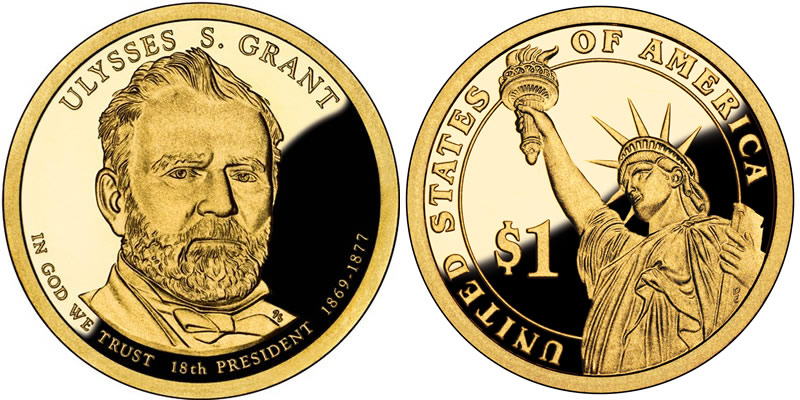 2011 S Ulysses S. Grant Presidential Dollar 2011 S Ulysses S. Grant Presidential Dollar