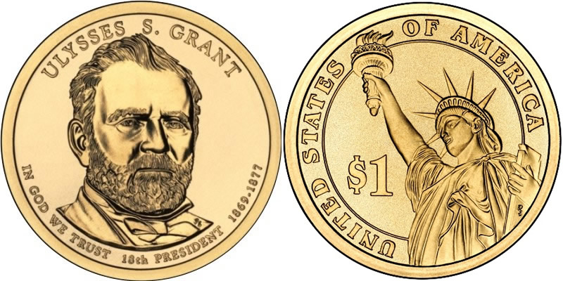 2011 D Ulysses S. Grant Presidential Dollar 2011 D Ulysses S. Grant Presidential Dollar