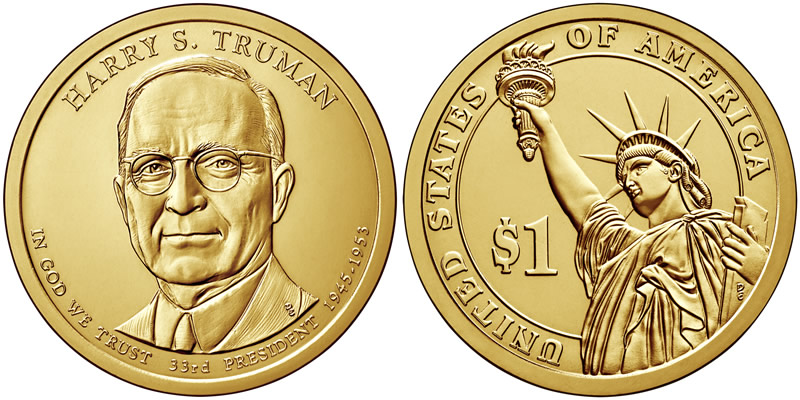 2015 D Harry Truman Presidential Dollar 2015 D Harry Truman Presidential Dollar