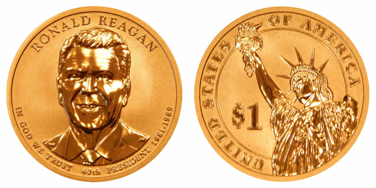 2016 S Ronald Reagan Reverse Proof Presidential Dollar 2016 S Ronald Reagan Reverse Proof Presidential Dollar