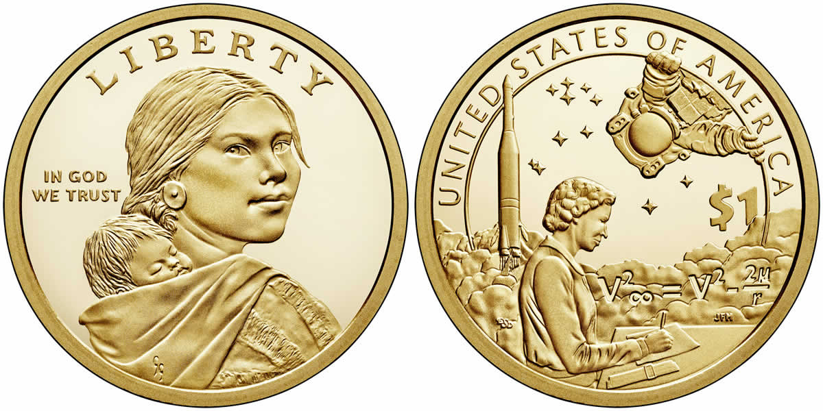 2019 S American Indians in the Space Program Sacagawea - Native American Dollar 2019 S Proof Native American Dollar 2019 S Sacagawea - Native American Dollar 2019 S Proof Native American Dollar