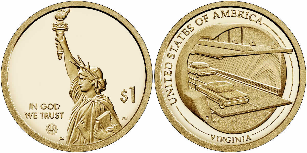 2021 S American Innovation Dollar 