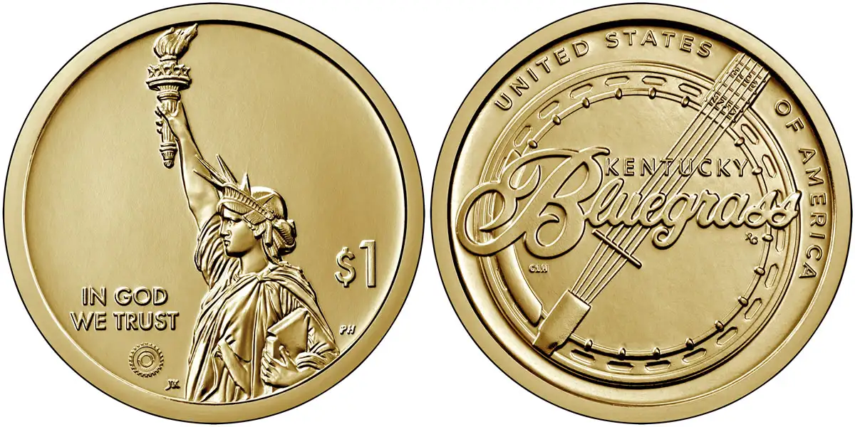2022 D Kentucky (Bluegrass Music) American Innovation Dollar 2022 D American Innovation Dollar