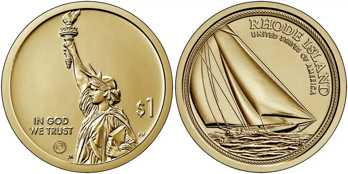 2022 D Rhode Island (Reliance Yacht) American Innovation Dollar 2022 D American Innovation Dollar