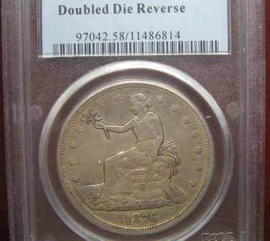 Click to Enlarge - 1876 CC PCGS Counterfeit Trade Dollar 1876 CC PCGS Counterfeit Trade Dollar