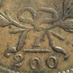 1804  Draped Bust Half Cent With Stems Wreath