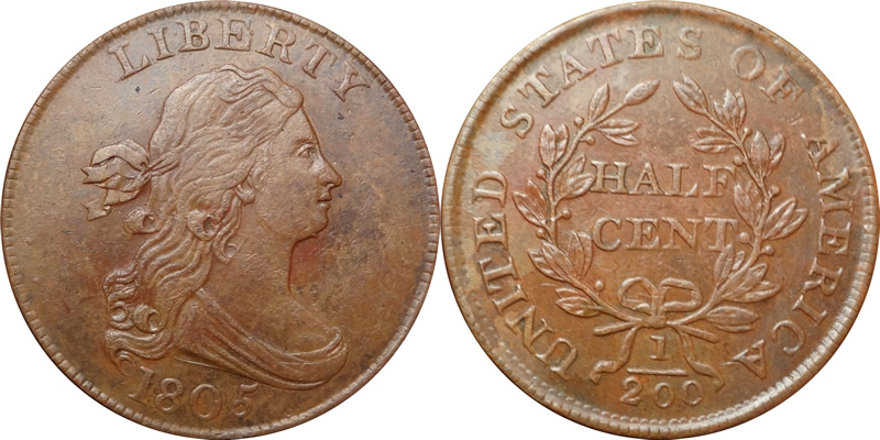 1805 Draped Bust Half Cent 1805 Draped Bust Half Cent