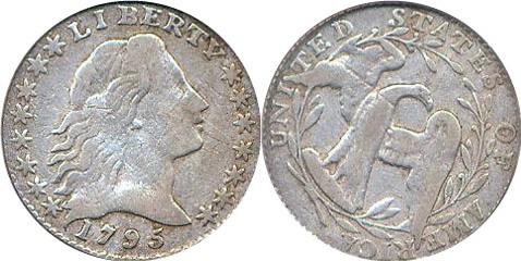 1795 Flowing Hair Half Dime 1795 Flowing Hair Half Dime