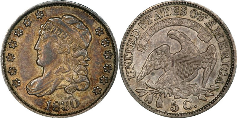 1830 Capped Bust Half Dime 1830 Capped Bust Half Dime
