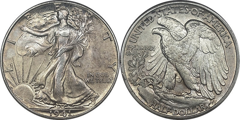 1941 Walking Liberty Half Dollar 1941 Walking Liberty Half Dollar