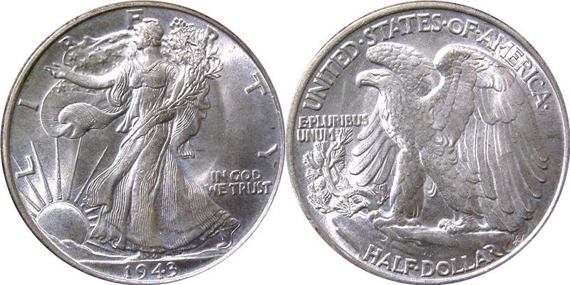 1943 Walking Liberty Half Dollar 1943 Walking Liberty Half Dollar