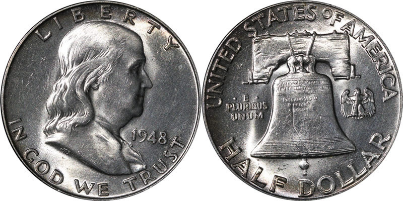 1948 Franklin Half Dollar 1948 Franklin Half Dollar