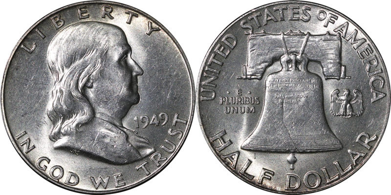 1949 Franklin Half Dollar 1949 Franklin Half Dollar