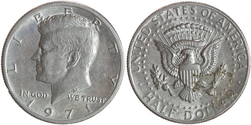 1971 Kennedy Half Dollar 1971 Kennedy Half Dollar