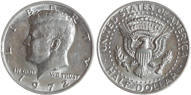 1972 Kennedy Half Dollar 1972 Kennedy Half Dollar