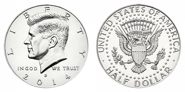 2014 D Silver Kennedy Half Dollar 2014 D Silver Kennedy Half Dollar