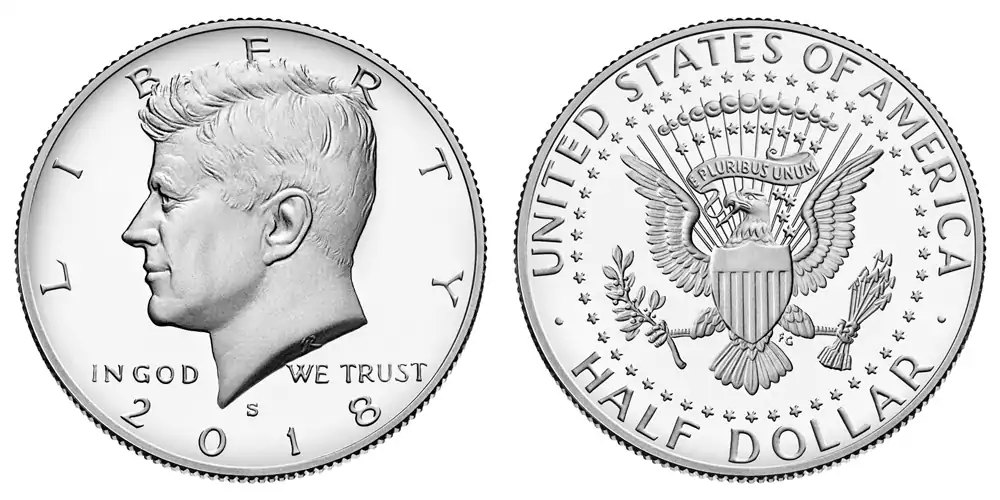 2018 S Clad Proof Kennedy Half Dollar 2018 S Clad Proof Kennedy Half Dollar