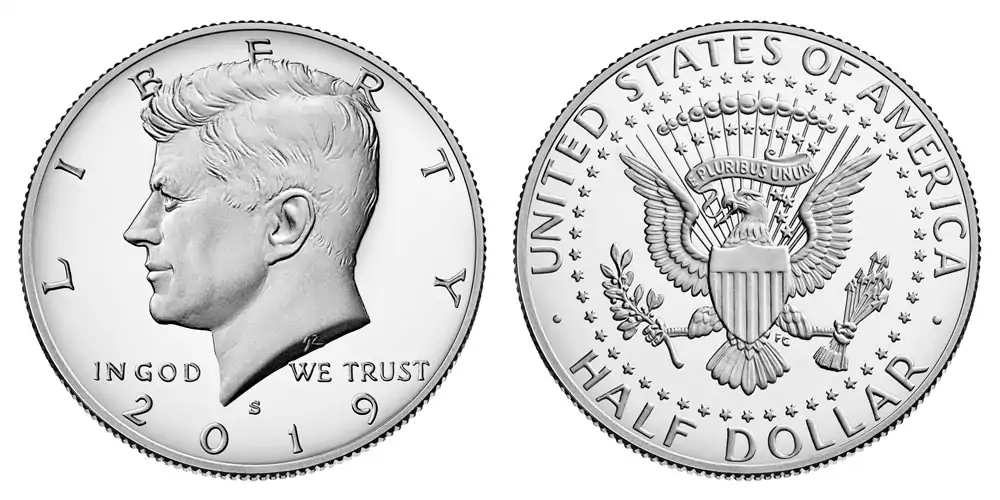 2019 S Clad Proof Kennedy Half Dollar 2019 S Clad Proof Kennedy Half Dollar
