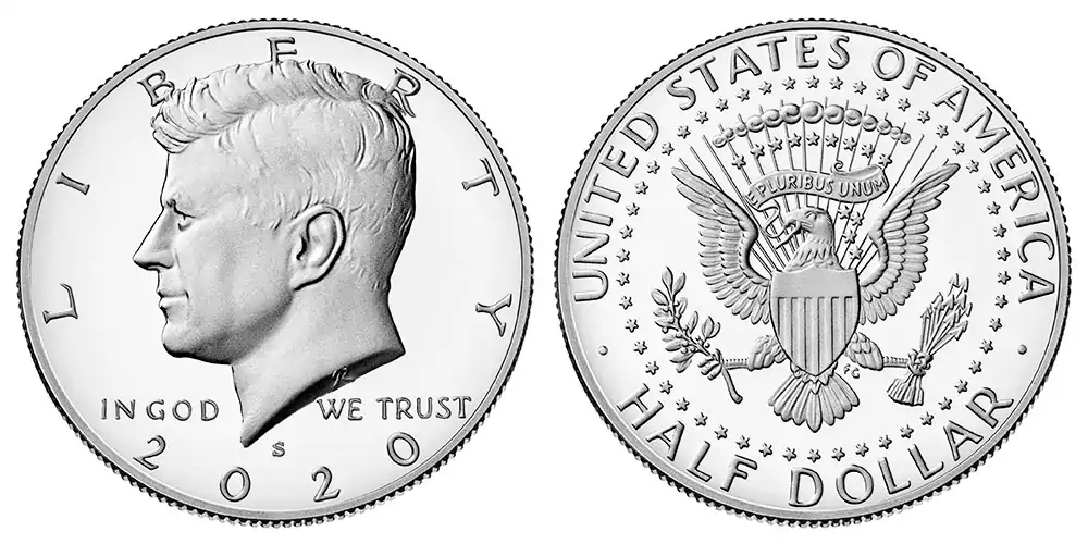 2020 S Silver Proof Kennedy Half Dollar 2020 S Silver Proof Kennedy Half Dollar