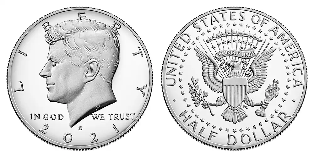 2021 S Silver Proof Kennedy Half Dollar 2021 S Silver Proof Kennedy Half Dollar