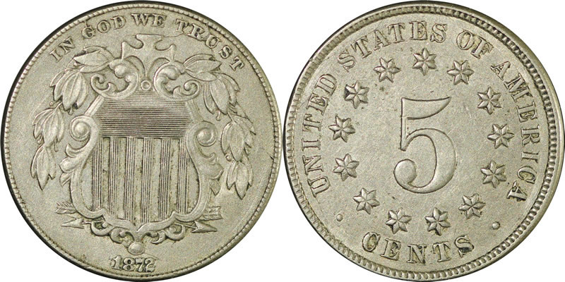 1872 Shield Nickel 1872 Shield Nickel