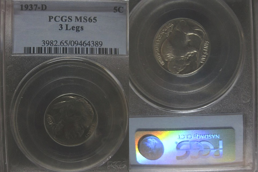 1937-D-Three-Legged-PCGS-Counterfeit-Indian-Head-Buffalo-Nickels