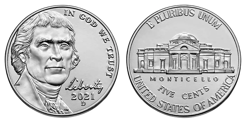 2021 D Jefferson Nickel 2021 D Jefferson Nickel