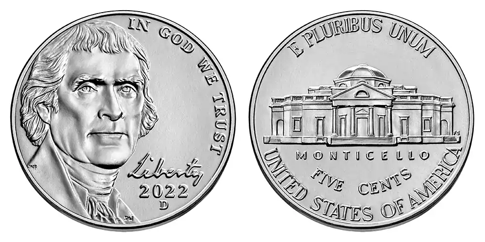 2022 D Jefferson Nickel 2022 D Jefferson Nickel