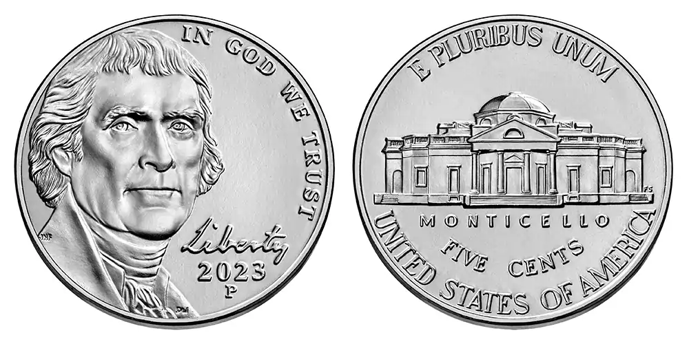 2023 P Jefferson Nickel 2023 P Jefferson Nickel