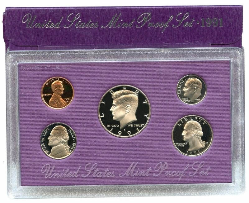 1991 Proof Set 1991 Proof Set 1991 Proof Set 1991 Proof Set