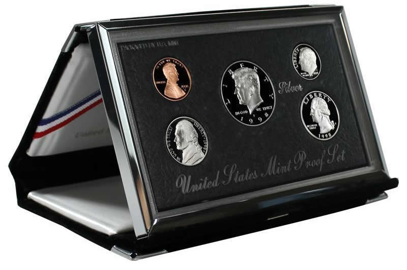 1998 Silver Premier Proof Set 1998 Silver Premier Proof Set 1998 Silver Premier Proof Set 1998 Silver Premier Proof Set