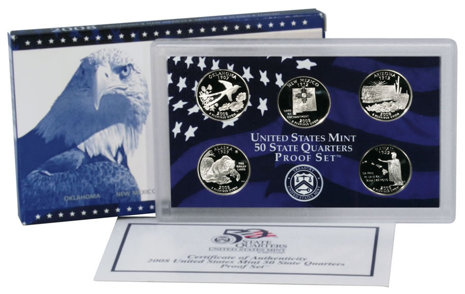 2008 Proof State Quarters Set 2008 Proof State Quarters Set 2008 Proof State Quarters Set 2008 Proof State Quarters Set
