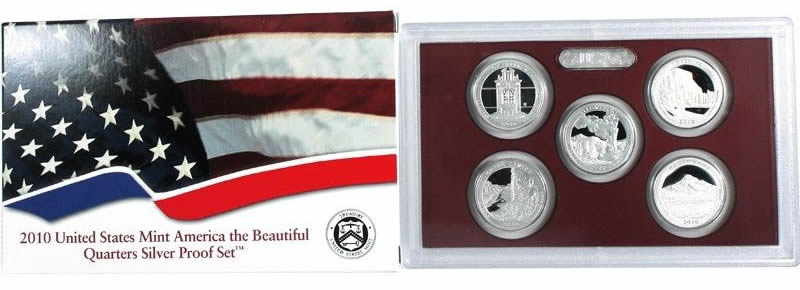2010 Silver Proof America the Beautiful - National Park Quarters Set 2010 Silver Proof America the Beautiful - National Park Quarters Set 2010 Silver Proof America the Beautiful - National Park Quarters Set 2010 Silver Proof America the Beautiful - National Park Quarters Set