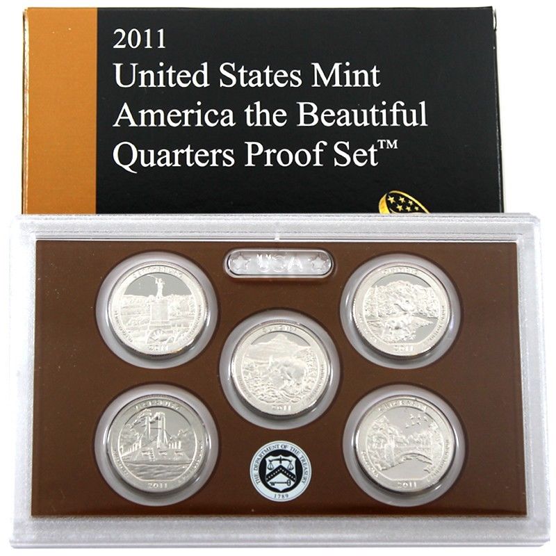  2011 Proof America the Beautiful - National Park Quarters Set 2011 Proof America the Beautiful - National Park Quarters Set