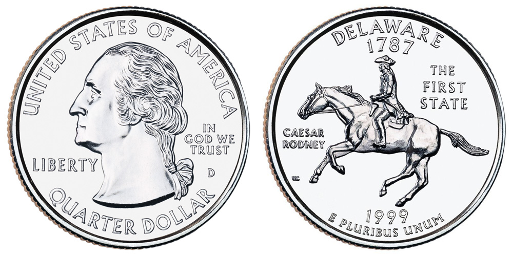 1999 D Delaware State Quarter 1999 D Delaware State Quarter