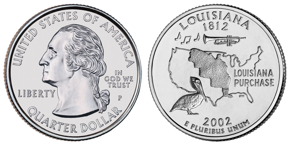 2002 P Louisiana State Quarter 2002 P Louisiana State Quarter