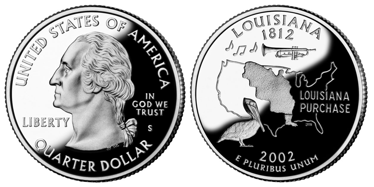 2002 S Louisiana State Quarter 