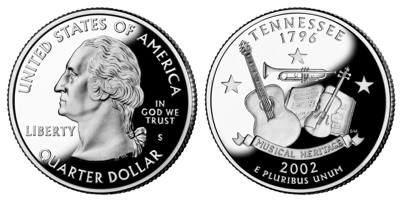 2002 S Tennessee State Quarter 