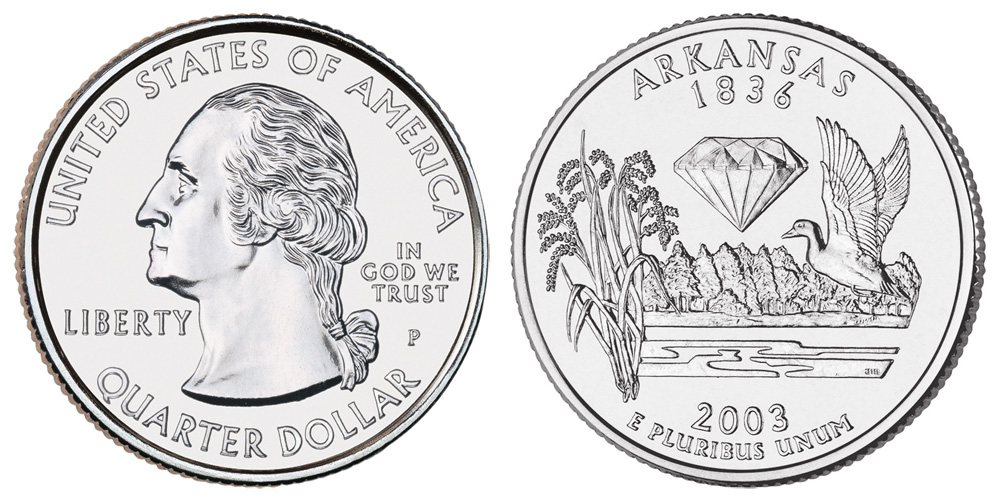2003 P Arkansas State Quarter 2003 P Arkansas State Quarter