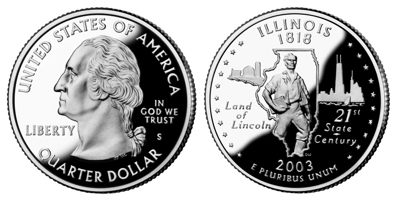 2003 S Illinois State Quarter 