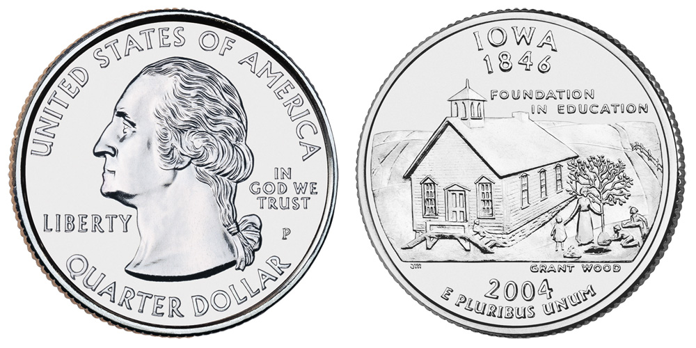 2004 P Iowa State Quarter 2004 P Iowa State Quarter