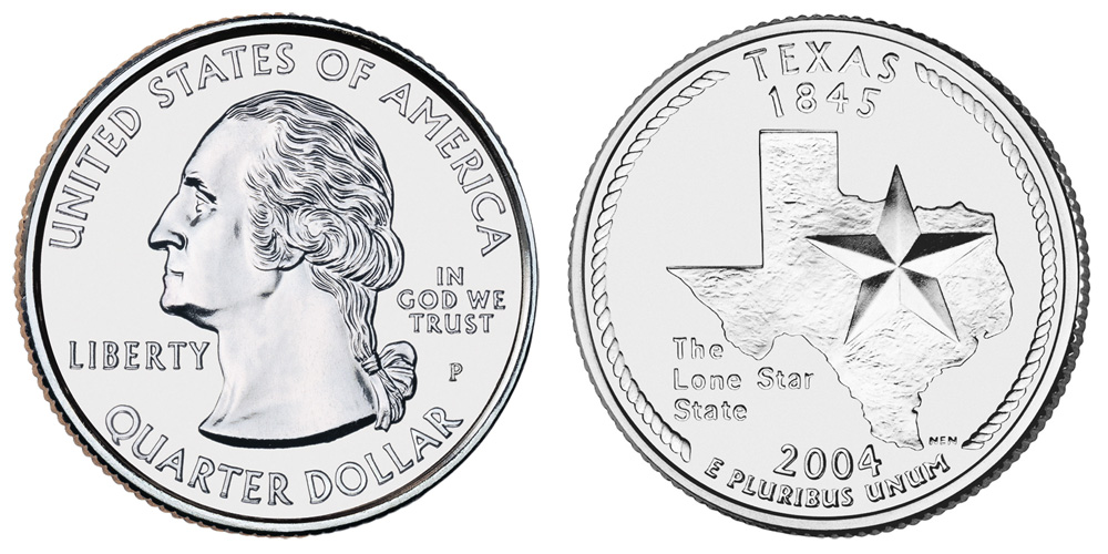2004 P Texas State Quarter 2004 P Texas State Quarter