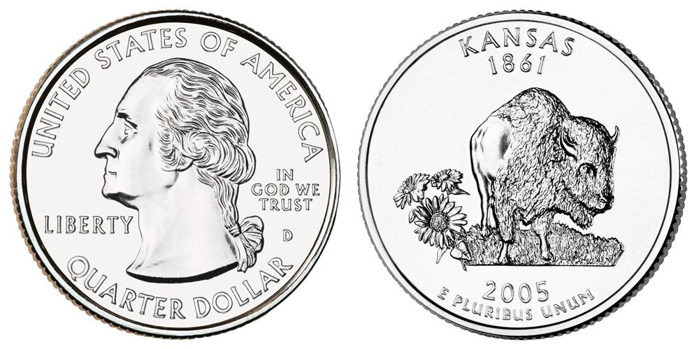2005 D Kansas State Quarter 2005 D Kansas State Quarter