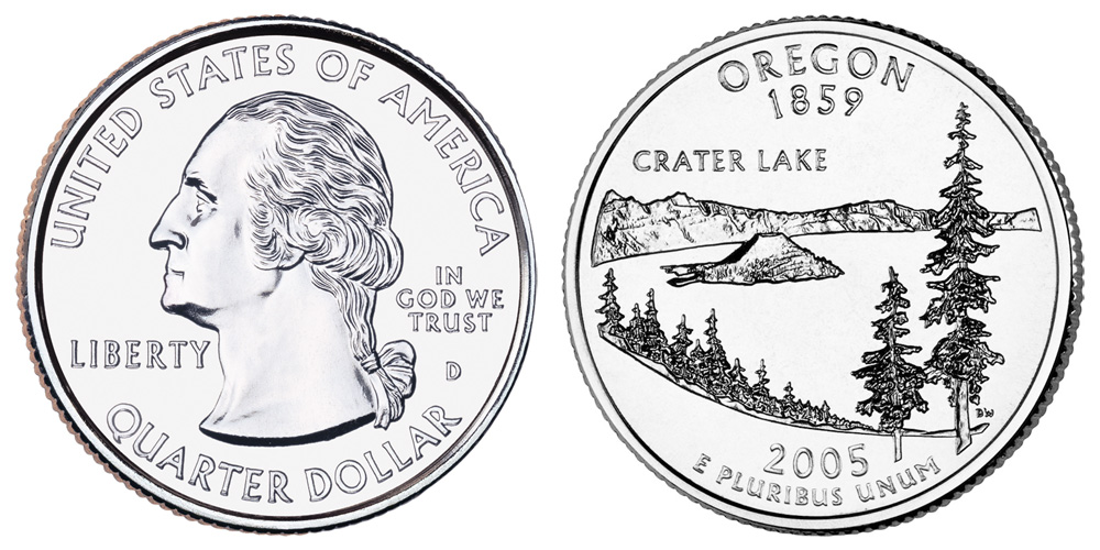 2005 D Oregon State Quarter 2005 D Oregon State Quarter