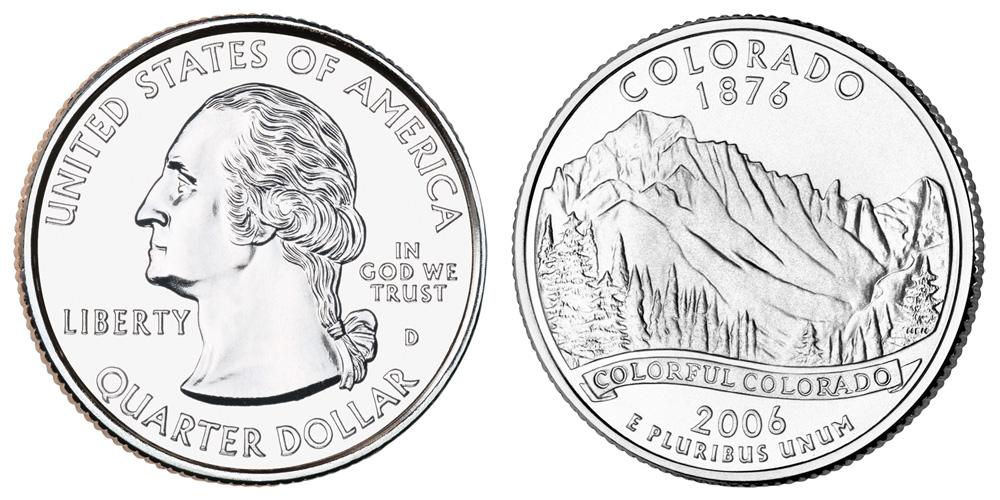 2006 D Colorado State Quarter 