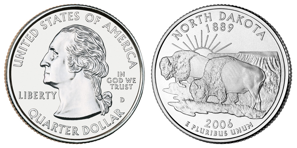 2006 D North Dakota State Quarter 2006 D North Dakota State Quarter