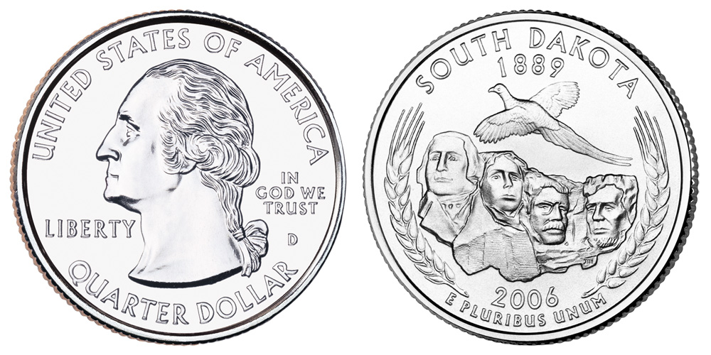 2006 D South Dakota State Quarter 2006 D South Dakota State Quarter